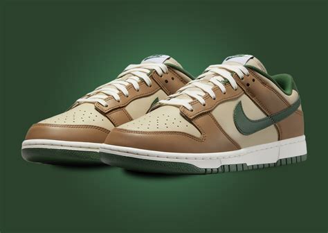 nike dunk pastel green|two toned brown dunks.